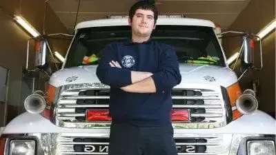 Jared vanHoek completed his paramedic training at Polk State and now works for Polk County Fire Rescue in Mulberry.